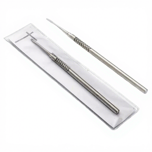 Ciseau dentaire en acier inoxydable avec poignée moletée, instrument parodontal de classe I, argenté, prix abordable - Product Image 2