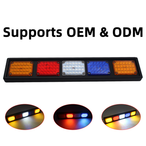 ไฟสโตรบ LED SMD หลายสี ความสว่างสูง สำหรับติดหลังคารถยนต์ พลาสติก 12-24V IP65 กันน้ำ ใช้เป็นไฟท้ายรถบรรทุก ไฟเตือน - Product Image 2