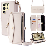 Étui de téléphone multifonction design en cuir magnétique avec porte-cartes antichoc pour Samsung S26 Ultra S25 S24 Plus S23 FE