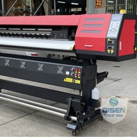 Printer Inkjet All-in-One 1.8m untuk Iklan Dalam & Luar Ruangan, Produktivitas Tinggi 1440dpi, Stiker Mobil, Kain Lightbox, Foto