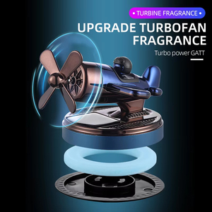 ソーラーカー用芳香剤ダッシュボード高級液体香水ディフューザープロペラ回転男性用芳香剤装飾 - Product Image 5