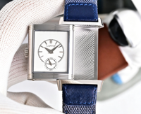 Montre mécanique automatique de luxe haut de gamme pour homme, cadran bleu, cristal saphir, bracelet en cuir, réserve de marche, style Hip Hop