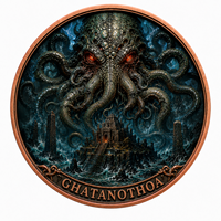 Pièce de monnaie en cuivre pur 999 de 5 oz, série Deep Sea, thème Mythos de Cthulhu en relief, édition collector 3D UV