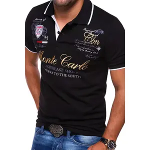 Custom Design Your Own Brand Polo Shirt Short Sleeve Men's Polyester Dry Fit Mens Golf Polo T-shirt Shirts