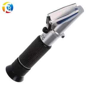 0-28% Handheld Digital ATC Salinidade Refratômetro Refratômetro Portátil para Água Do Mar Pure Alumínio Salt Level Meter - Product Image 4