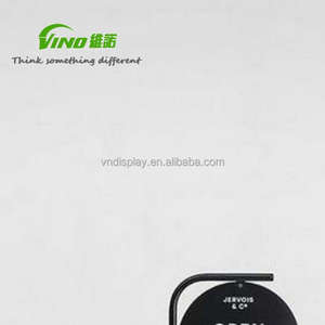 Exhibidor de Pie para Letreros de Metal Negro, Estilo Dual, para Tiendas Minoristas y Eventos, Soporte de Metal Autoadhesivo para Pancartas - Product Image 5