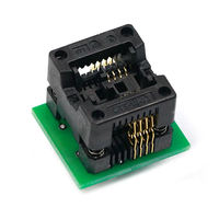 SOIC8 SOP8 to DIP8 EZ Programmer Adapter 150mil 200mil 8-Pin IC Socket for EEPROM Flash BIOS Chip Programming Conversion Board