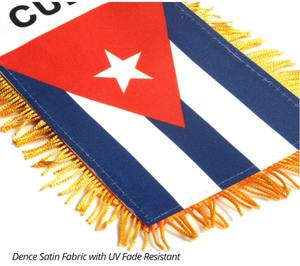 Bandera Cubana Personalizada de 4 x 6 Pulgadas para Colgar en la Ventana, Mini Banderas Cubanas para Coche, Decoración para el Espejo Retrovisor - Product Image 4
