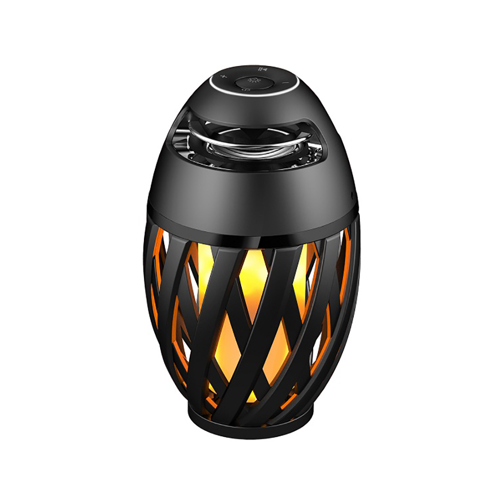 Портативная лампа с эффектом пламени, водонепроницаемая Беспроводная колонка IP65, атмосферные огни для вечеринки, барбекю, кемпинга