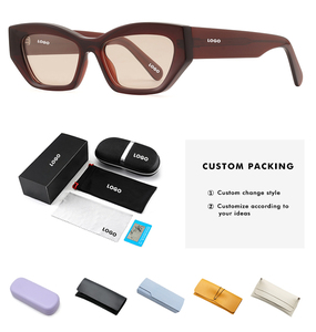 Vendita calda Logo personalizzato alla moda donne di lusso di Design spesso Uv400 moda acetato <span class=keywords><strong>occhiali</strong></span> <span class=keywords><strong>da</strong></span> <span class=keywords><strong>sole</strong></span> - Product Image 4