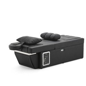 Table de massage électrique réglable avec 3 moteurs, éponge haute densité, pour usage commercial, noire - Product Image 3