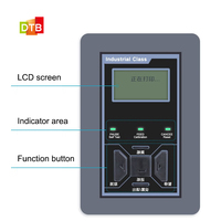 Printer Label UHF RFID QY-TX3r ISO18000-6C printer Tag layar sentuh Desktop & mesin cetak label termal kode batang