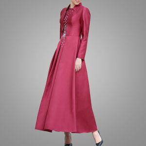 Robe de soirée pour femmes, élégante, en Polyester, Kaftan, Abaya, à perles modestes, accessoires turcs indonésiens, vente en gros - Product Image 3