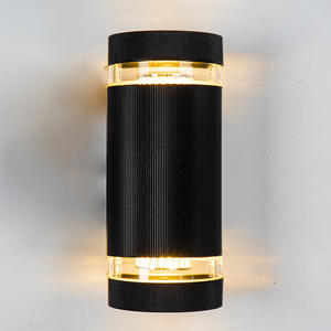 2023 Outdoor Moderne Nieuwe Gouden Mix Zwarte Kleur Populair Ontwerp Ip65 Waterdicht Licht Moderne Hoge Lumen Indoor Led Wandlamp Voor Buiten - Product Image 2
