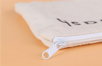 Tas Makeup Label Pribadi, Kosmetik atau Kantong Bulu Mata, Tas Pensil Dompet Kanvas Besar Profesional