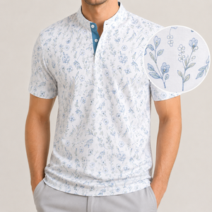 Polos de golf personalizados de verano, extragrandes, de poliéster y spandex, con cuello tipo blade, de secado rápido, anti-sudor, de alto rendimiento, para hombre. - Product Image 6