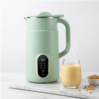 Licuadora Eléctrica de Acero Inoxidable de 800ml para Leche Vegetal, con Limpieza Automática y Función Mantener Caliente, Electrodoméstico de Encimera para Bebidas Sin Lácteos