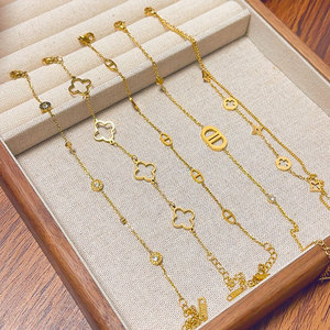 Pulsera y Brazaletes de Moda para Mujer, de Acero Inoxidable 316L de Lujo Personalizados, Chapados en Oro de 14k y 18k, Pulseras de Diseñador de Marca para Mujer - Product Image 3