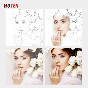 Tùy chỉnh phong cách hiện đại handmade Chân Dung sơn dầu trên vải sơn từ hình ảnh - Product Image 2