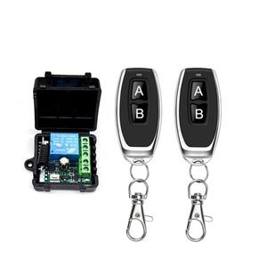 433 Mhz không dây điều khiển từ xa chuyển đổi DC 12V 10A 1CH <span class=keywords><strong>Relay</strong></span> Receiver mã cố định transmitter cho cổng nhà để xe động cơ ánh sáng on/off * 2 - Product Image 4