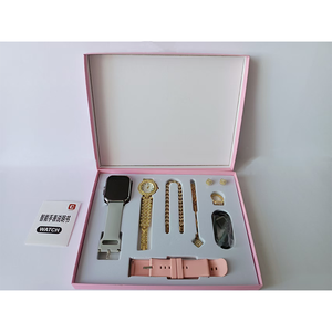 Đồng hồ nữ vàng kết hợp độc đáo Đồng hồ thông minh nữ với Vòng cổ vàng vòng dây đeo kép Đồng hồ thông minh nữ - Product Image 4