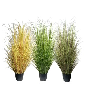 Planta Artificial en Maceta, Simulación de Césped Puro, Material PE Hecho a Mano, Altura de 30-100 cm, Decoración para Ventanas y Salas de Estar, Césped Artificial - Product Image 5