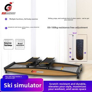 Precision-made Mechanical Aluminum Foldable <b>Ski</b> Machine <b>Trainer</b> Precise <b>Ski</b> Simulation Offers Realistic Skiing Experiences Indoo - Product Image 4