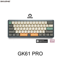 Skyloong 60% QMK kustom KEYBOARD 60% dengan QMK/melalui PCB untuk mekanik asli keyboard asli produsen