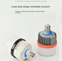 Ampoule LED d'urgence tactile à économie d'énergie 60W en plastique pour hôtel et maison avec autonomie de 7 à 8 heures E27