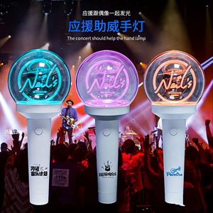 Krist Concert Glow Sticks <b>Led</b> Light Bulbs Manual Button <b>Battery</b> Powered Cheer Props For Events And Parties - Product Image 5