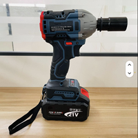 Juego de Herramientas Eléctricas Inalámbricas de 5 Piezas, Motor sin Escobillas de 21V, Taladro, Amoladora y Llave Inglesa Industriales para Taller y Construcción