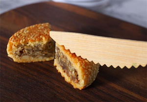 Juego de <span class=keywords><strong>Cubiertos</strong></span> de Bambú Biodegradables Desechables Ecológicos para Fiestas, Cuchillo, Tenedor y Cuchara para Comida para Llevar - Product Image 4