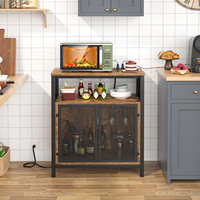 Mueble Moderno para el Hogar, Mueble Bar de Madera con Panel para Botellas de Vino, Ecológico, para Cocina, Comedor