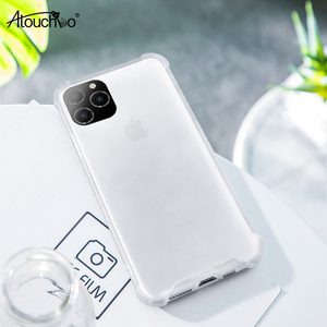Atouchbo translúcido mate para iPhone 11 Pro XS MAX XR 6 7 8 <span class=keywords><strong>Plus</strong></span> bolsa de aire a prueba de golpes anticaída - Product Image 1