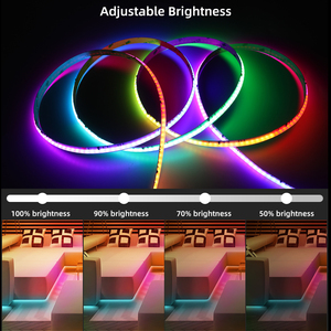 WS2811 RGB COB <span class=keywords><strong>LED</strong></span> <span class=keywords><strong>Strip</strong></span> 480/720/784/840/896 <span class=keywords><strong>LED</strong></span> 12V 24V Ultra-Sáng Linh Hoạt Địa Chỉ COB <span class=keywords><strong>LED</strong></span> Light <span class=keywords><strong>Strip</strong></span> Dimmable - Product Image 4