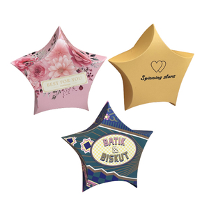 Boîtes <span class=keywords><strong>d</strong></span>'emballage personnalisées de qualité supérieure pour biscuits au chocolat en forme <span class=keywords><strong>d</strong></span>'<span class=keywords><strong>étoile</strong></span> pour la fête des mères et la Saint-Valentin pour les petites entreprises - Product Image 1