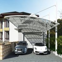 Meilleur prix de gros pour abri de voiture en alliage d'aluminium avec grand espace, design simple et moderne pour abri de stationnement extérieur