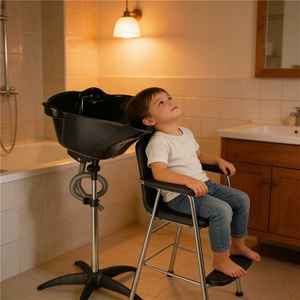 Estación Portátil de Lavado de Cabello, Lavabo Portátil para Salón y Hogar de Ancianos - Product Image 3