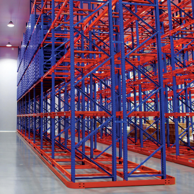 Сверхмощный Промышленный стеллаж, очень узкий стеллаж, стеллаж для склада