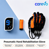 Gant de thérapie pneumatique portable pour les mains, masseur manuel rechargeable par USB, 9 niveaux d'intensité, contrôle du temps, pour la récupération après un AVC