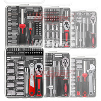 Jeu d'embouts de clé combinée de précision Hi-Spec embouts de tournevis à douille à cliquet Source d'alimentation manuelle OEM ODM étui rigide