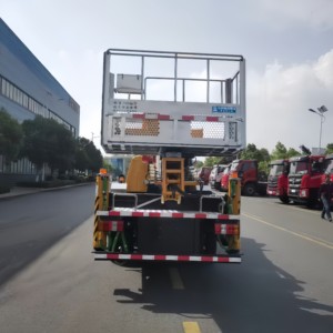 Nouveau Camion-nacelle Diesel 4x2 Euro 3-6 (émissions <150ch) avec flèche télescopique et droite de 30m pour le marché chinois - Product Image 6