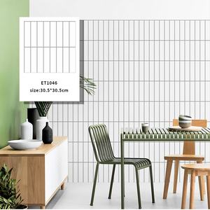 מדבקות קיר תלת מימד מודרניות עמידות למים - אפקט שיש, קלף והדבק למטבח/אמבטיה, מתאים לאריחים - Product Image 5