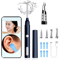 Nettoyeur d'oreilles visuel sans fil rechargeable étanche Kensoya de haute qualité, outil 5-en-1 avec moniteur de batterie intégré et caméra 50MP, modèle V20