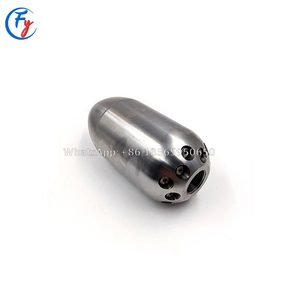 YS ניקוי ביוב מפלדת אל חלד מונרך זרבובית מסתובבת סילון מים M22 M36 לניקוי ניקוז - Product Image 3