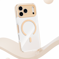Coque de protection magnétique transparente antichoc JOYPORODO V-P06 pour iPhone 17 16 15 14 13 Pro Max – Coque PC transparente tendance