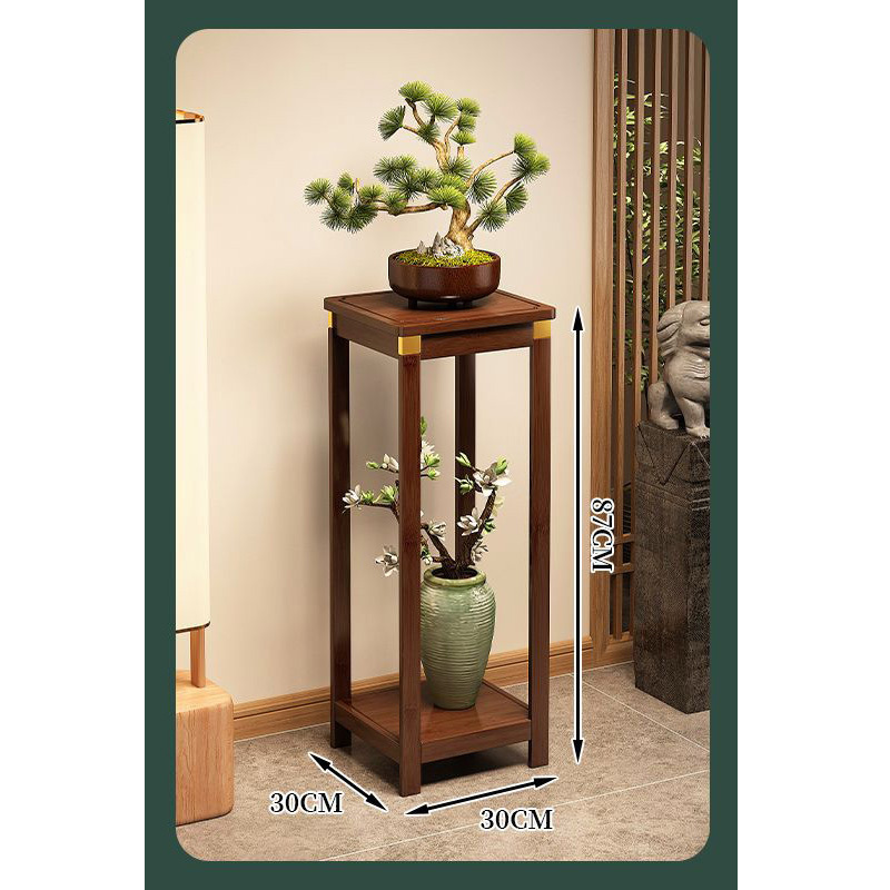 [Copper Corner] Walnut-Double-layer Large High 87