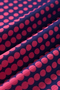 Nouveau design de vêtements de tennis, t-shirt athlétique à pois dégradés, impression par sublimation sur maille, logo personnalisé, streetwear, t-shirts à manches courtes pour la course à pied - Product Image 5