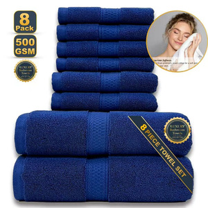 Chi Phí Thấp Tùy Chỉnh Thêu Logo Tinh Khiết Cotton Thấm Dày Cắt Tóc Khăn Lau Khách Sạn Beauty Salon Khăn Tắm - Product Image 4