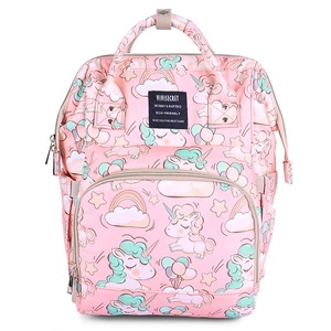 <span class=keywords><strong>2020</strong></span> yiwu zhiao personnalisé imprimé coloré voyage <span class=keywords><strong>momie</strong></span> maternité sac bébé couche-culotte sac à dos - Product Image 2